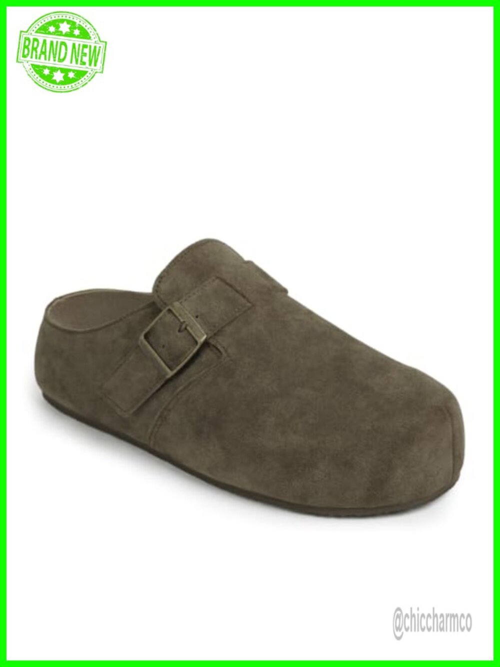 Women's Comfortable Cork Footbed Mules Clogs Slip On Casual Shoes